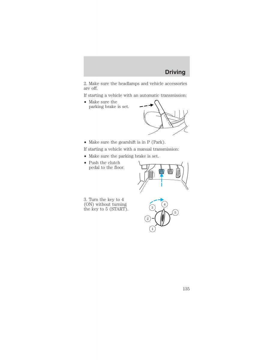 Ford Mustang IV 4 owners manual / page 135