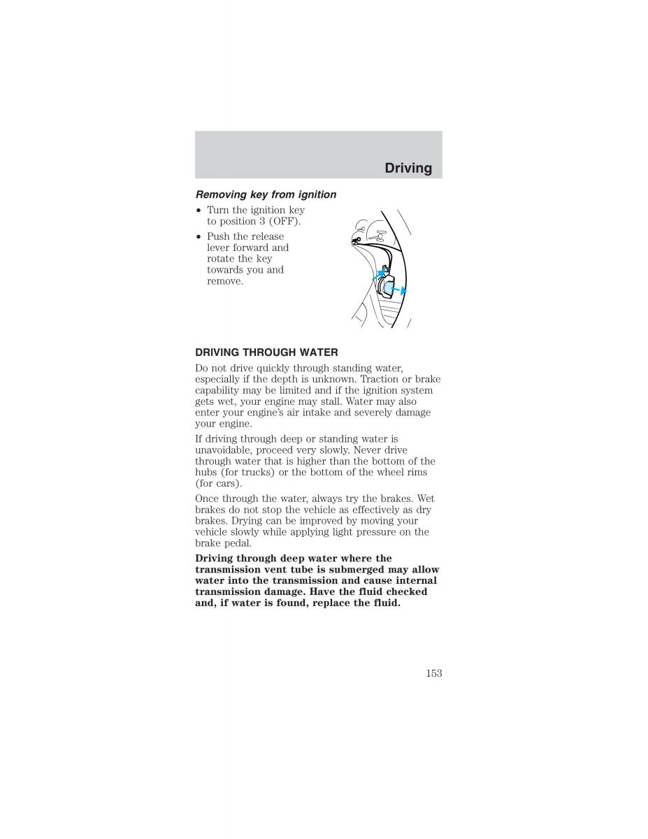 Ford Mustang IV 4 owners manual / page 153