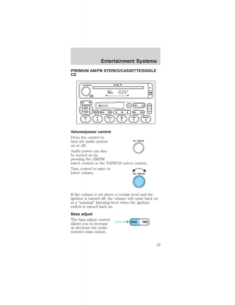 Ford Mustang IV 4 owners manual / page 19