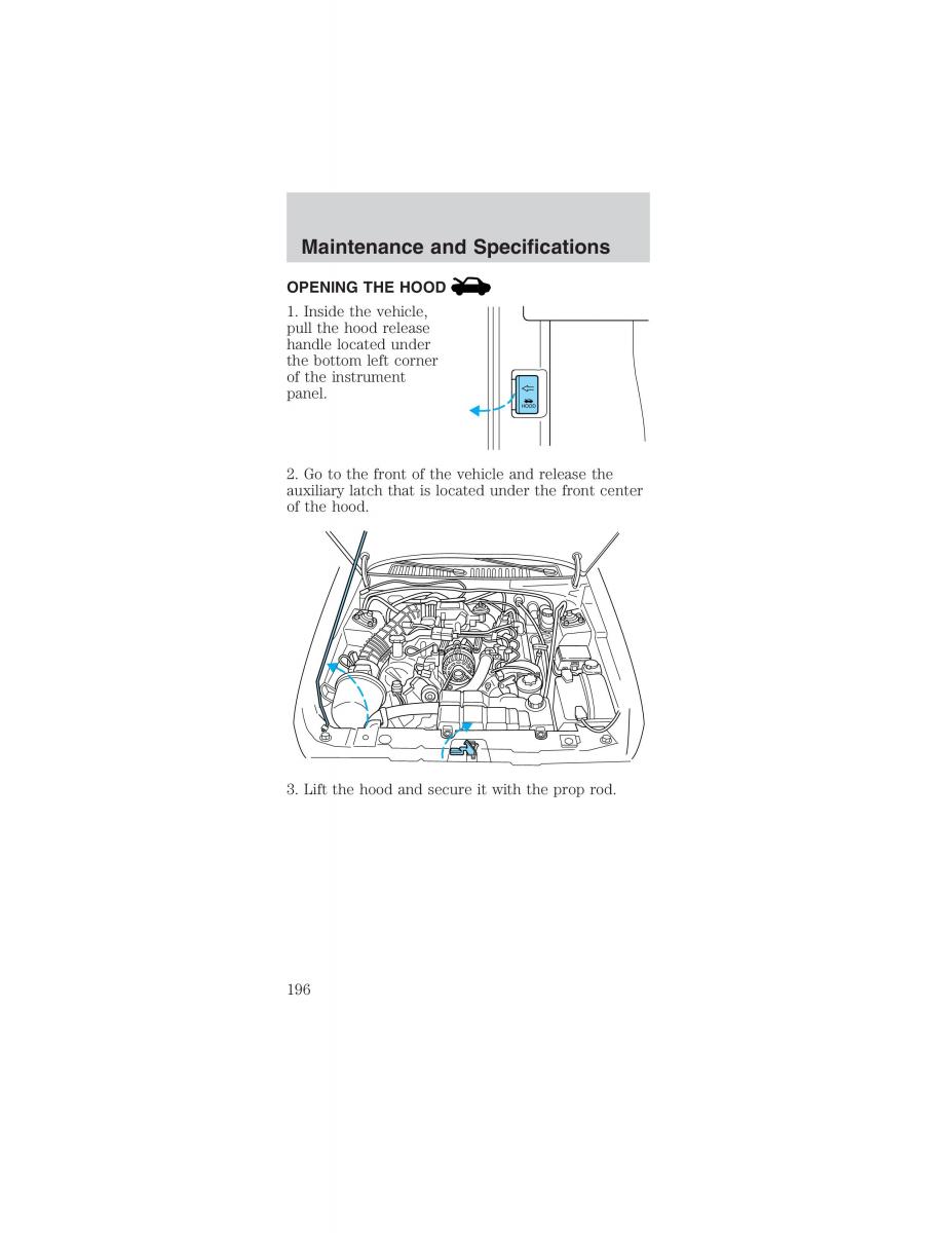 Ford Mustang IV 4 owners manual / page 196