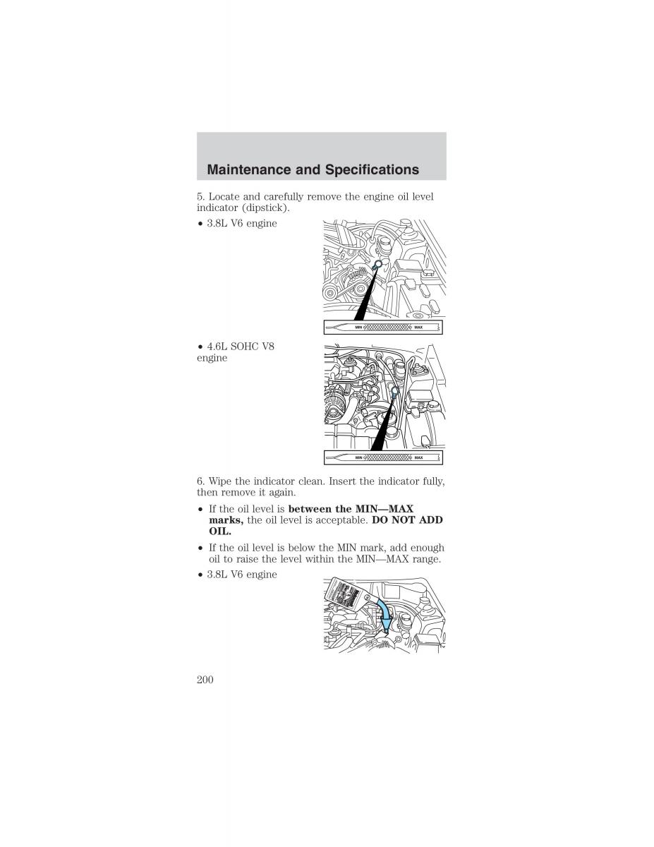 Ford Mustang IV 4 owners manual / page 200