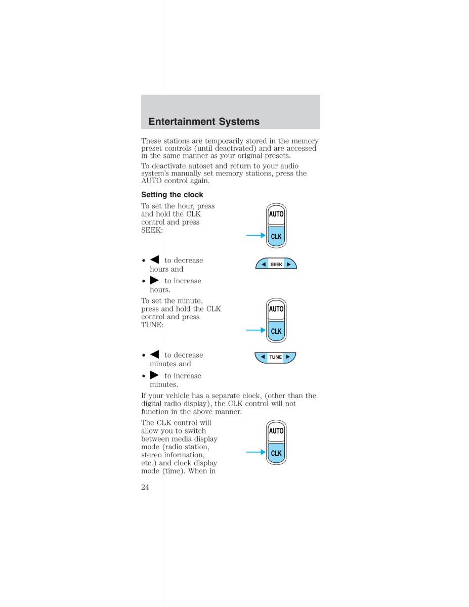 Ford Mustang IV 4 owners manual / page 24