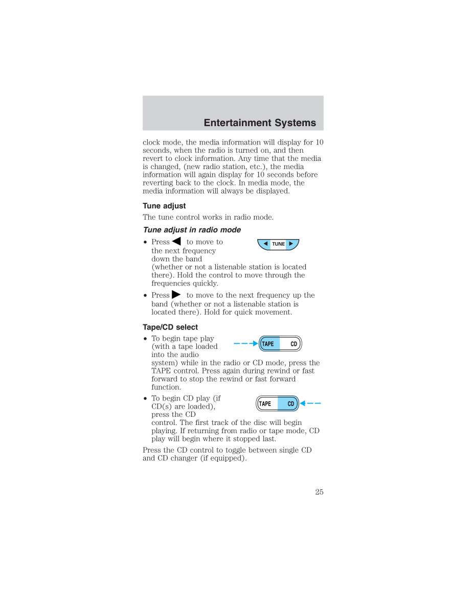 Ford Mustang IV 4 owners manual / page 25