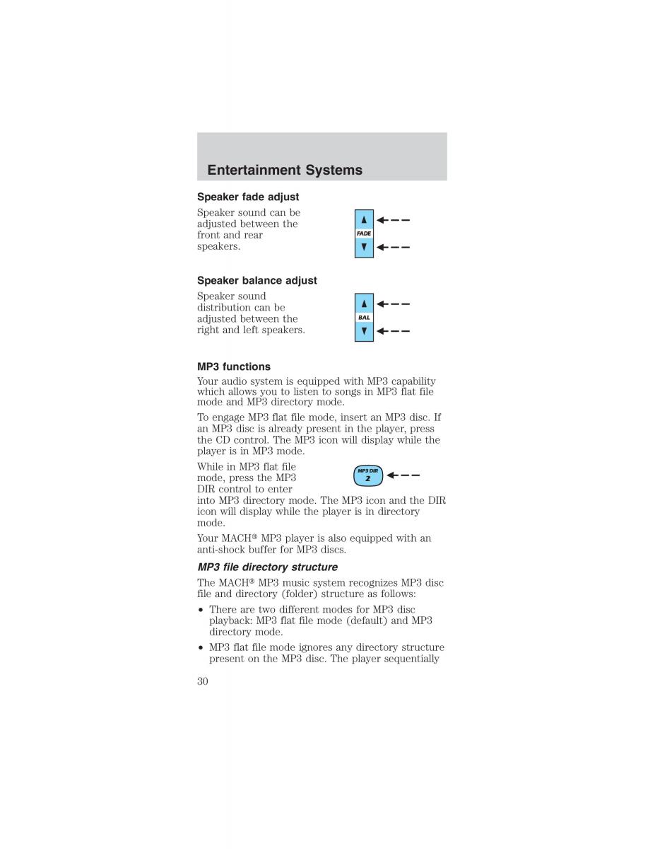 Ford Mustang IV 4 owners manual / page 30