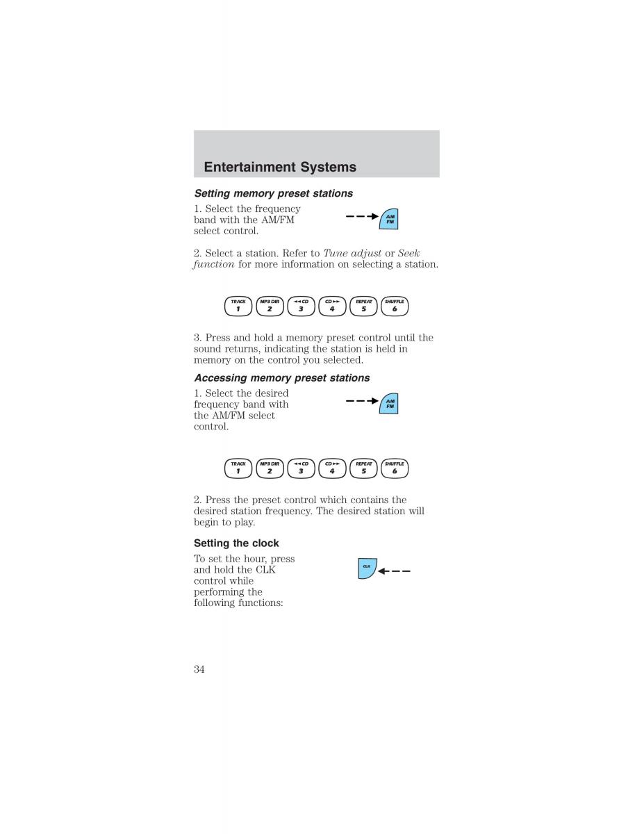 Ford Mustang IV 4 owners manual / page 34