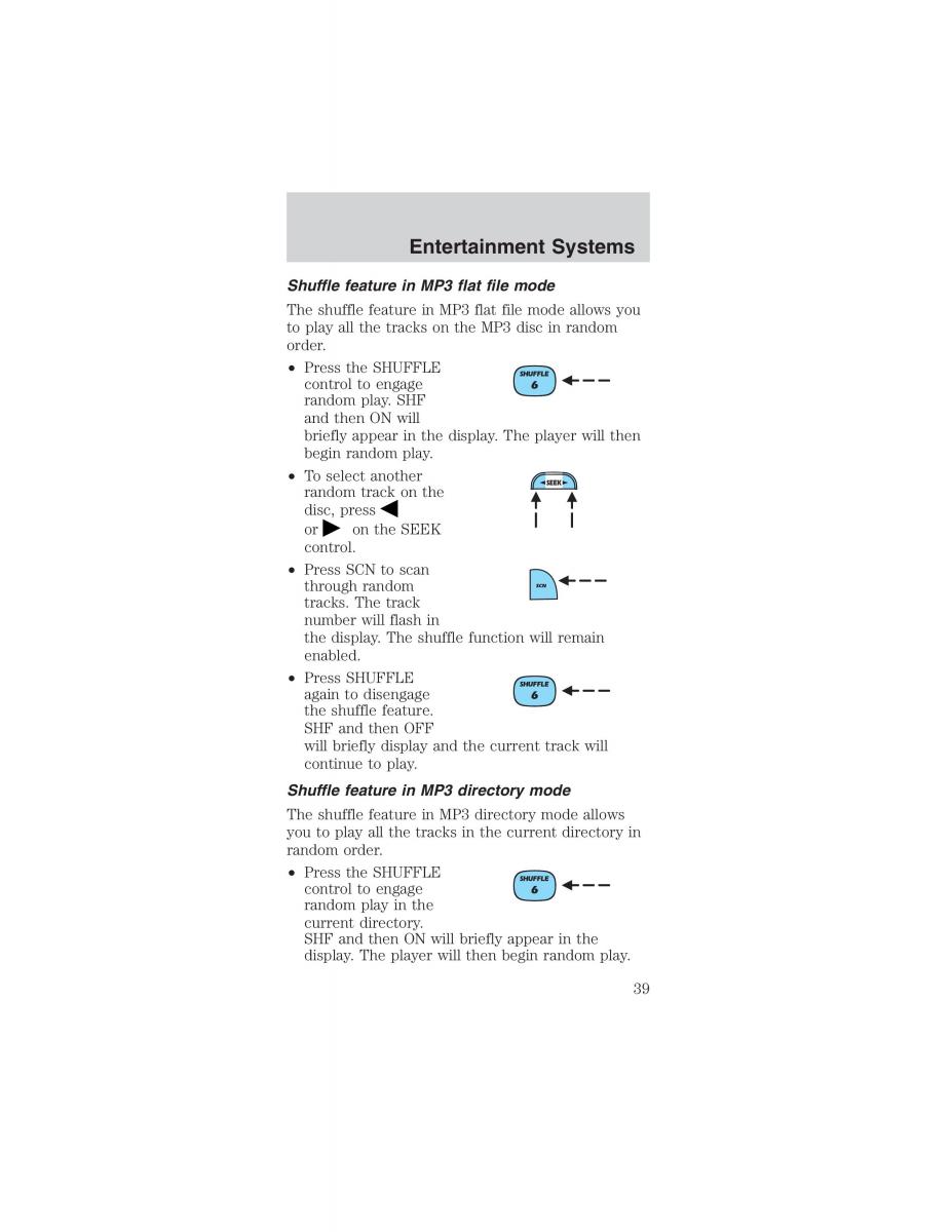 Ford Mustang IV 4 owners manual / page 39