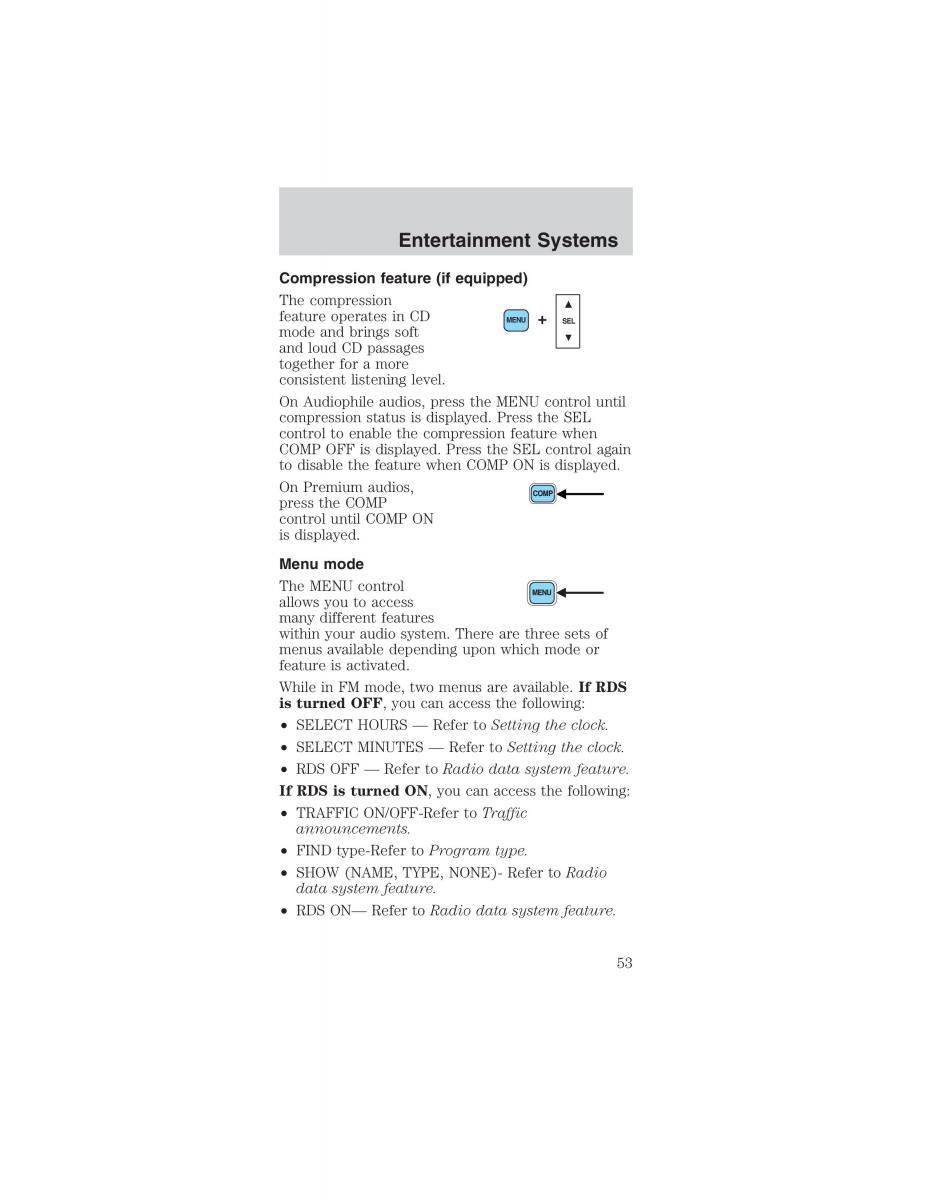 Ford Mustang IV 4 owners manual / page 53