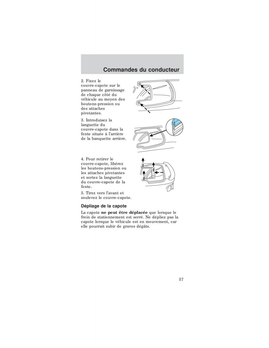 Ford Mustang IV 4 manuel du proprietaire / page 57