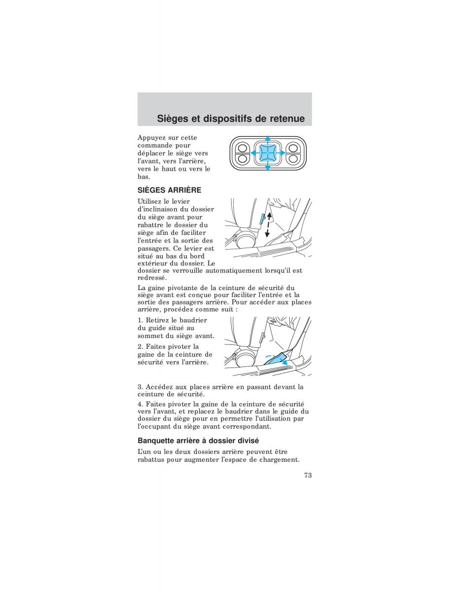 Ford Mustang IV 4 manuel du proprietaire / page 73