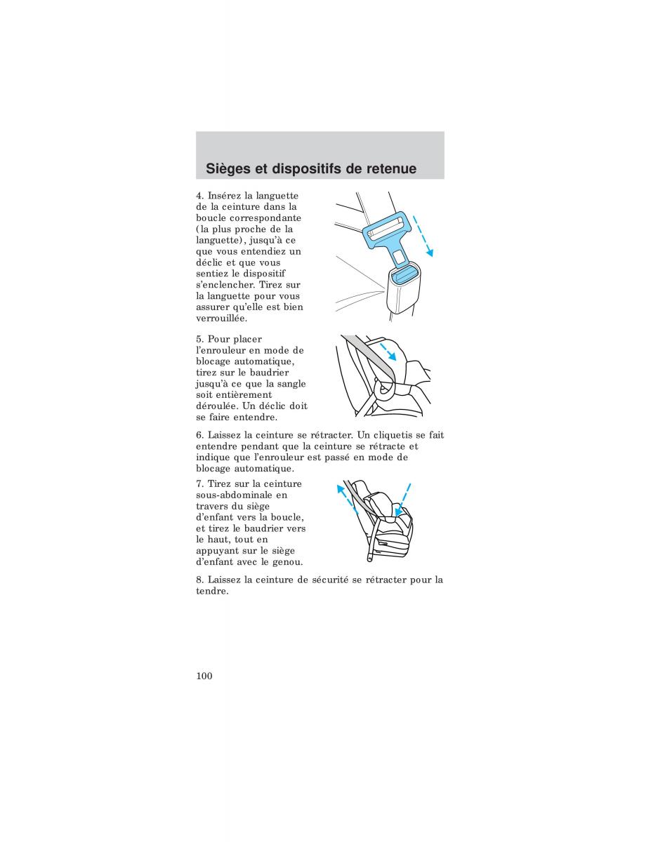 Ford Mustang IV 4 manuel du proprietaire / page 100