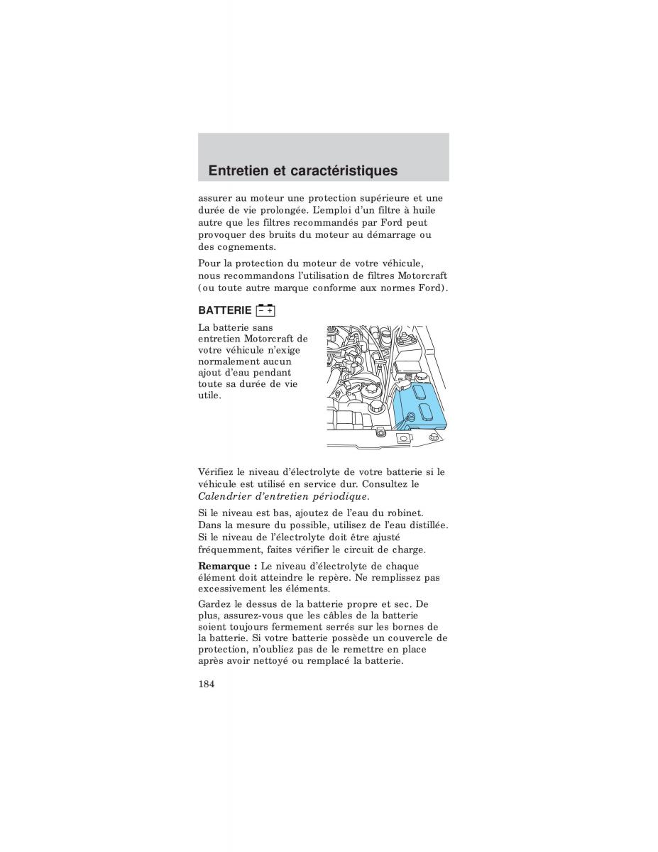 Ford Mustang IV 4 manuel du proprietaire / page 184