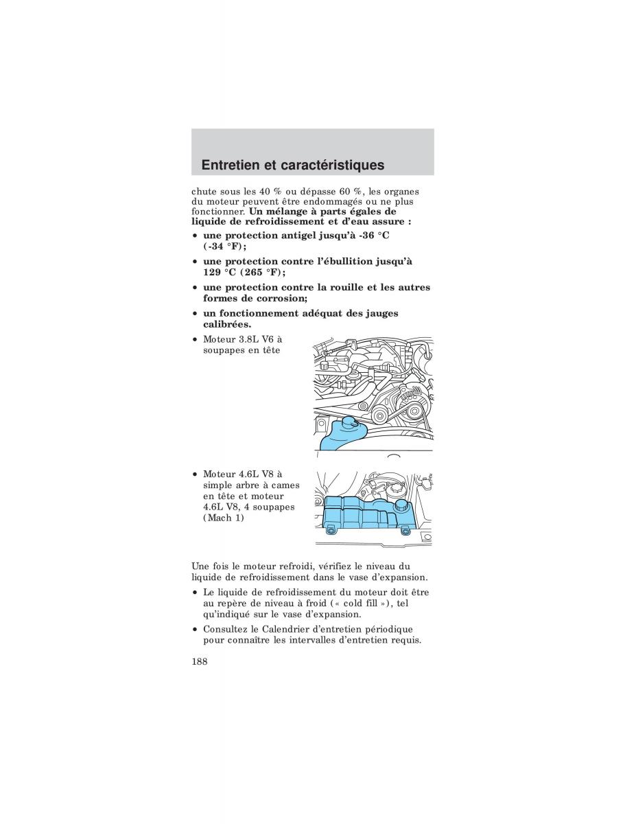 Ford Mustang IV 4 manuel du proprietaire / page 188