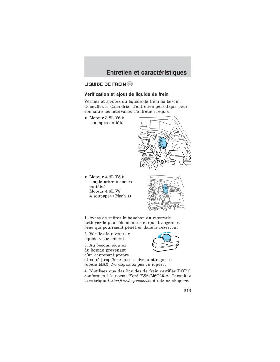 Ford Mustang IV 4 manuel du proprietaire / page 213