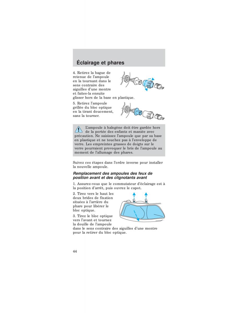 Ford Mustang IV 4 manuel du proprietaire / page 44