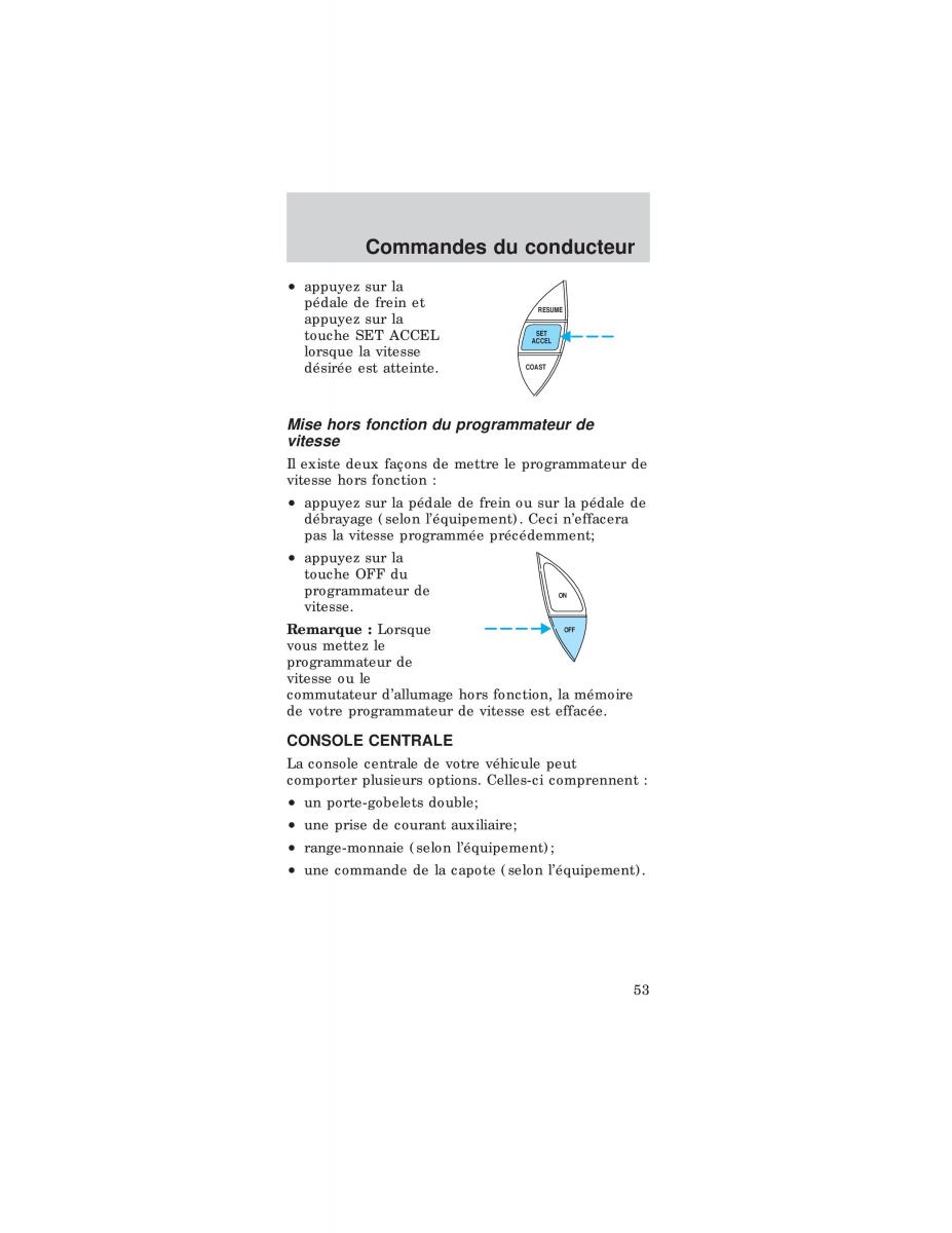 Ford Mustang IV 4 manuel du proprietaire / page 53