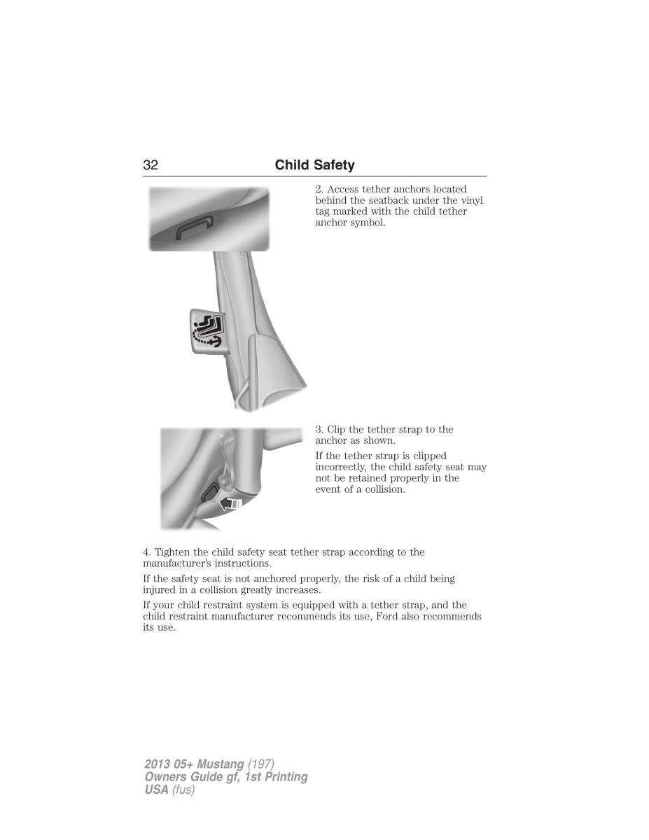 Ford Mustang V 5 owners manual / page 32