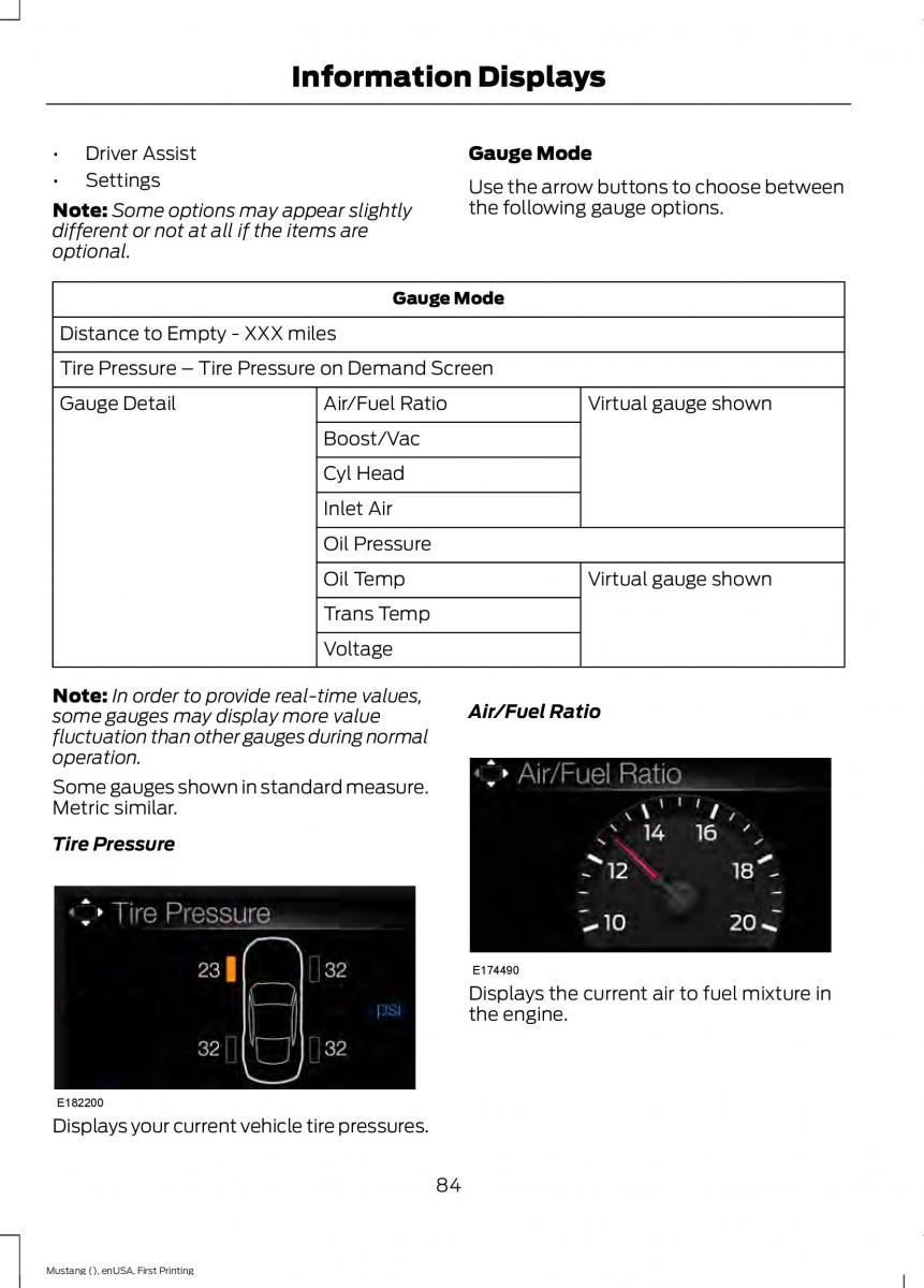 Ford Mustang VI 6 owners manual / page 87