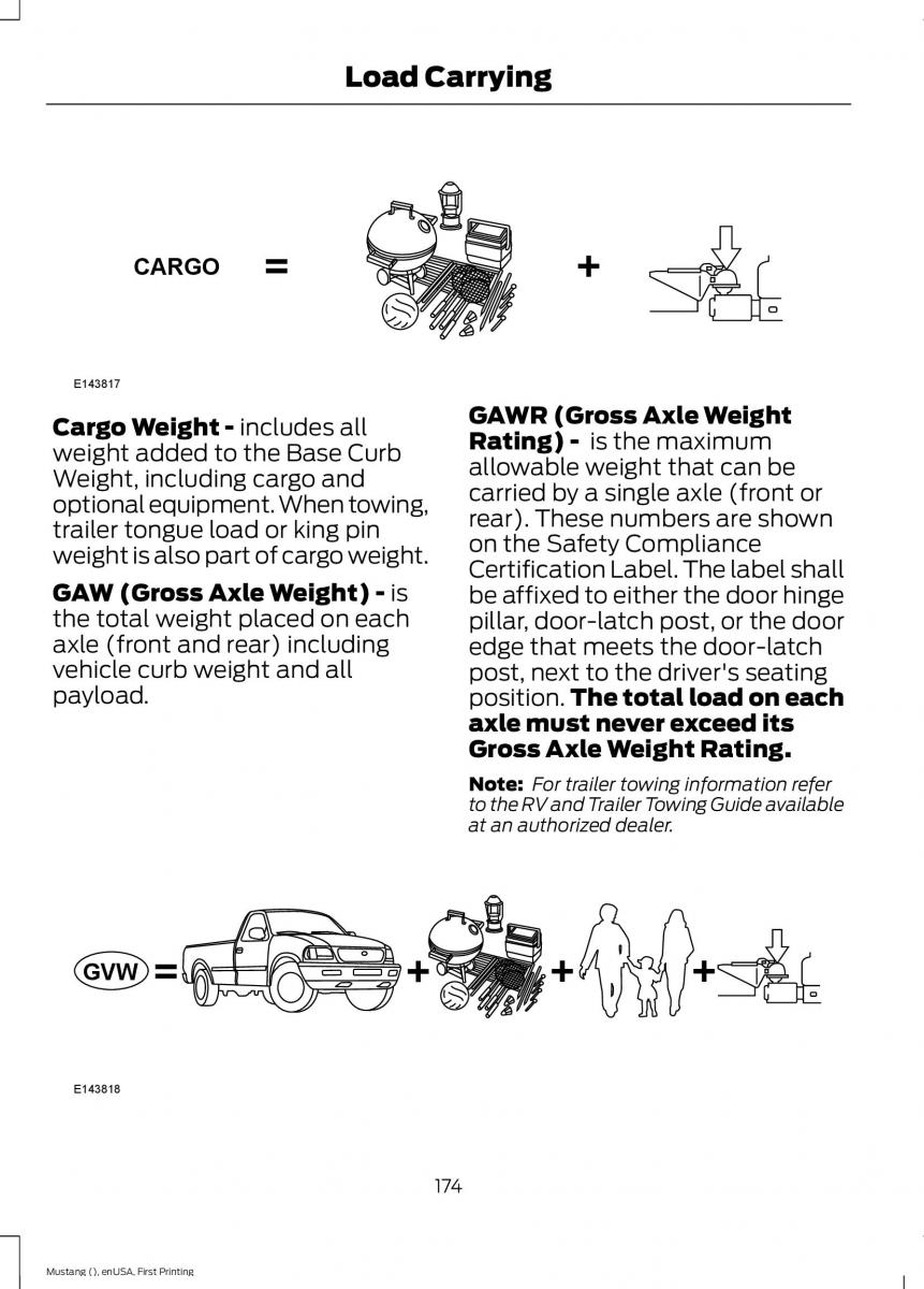 Ford Mustang VI 6 owners manual / page 177