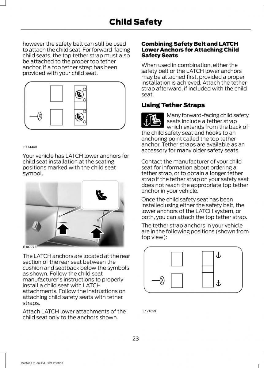 Ford Mustang VI 6 owners manual / page 26