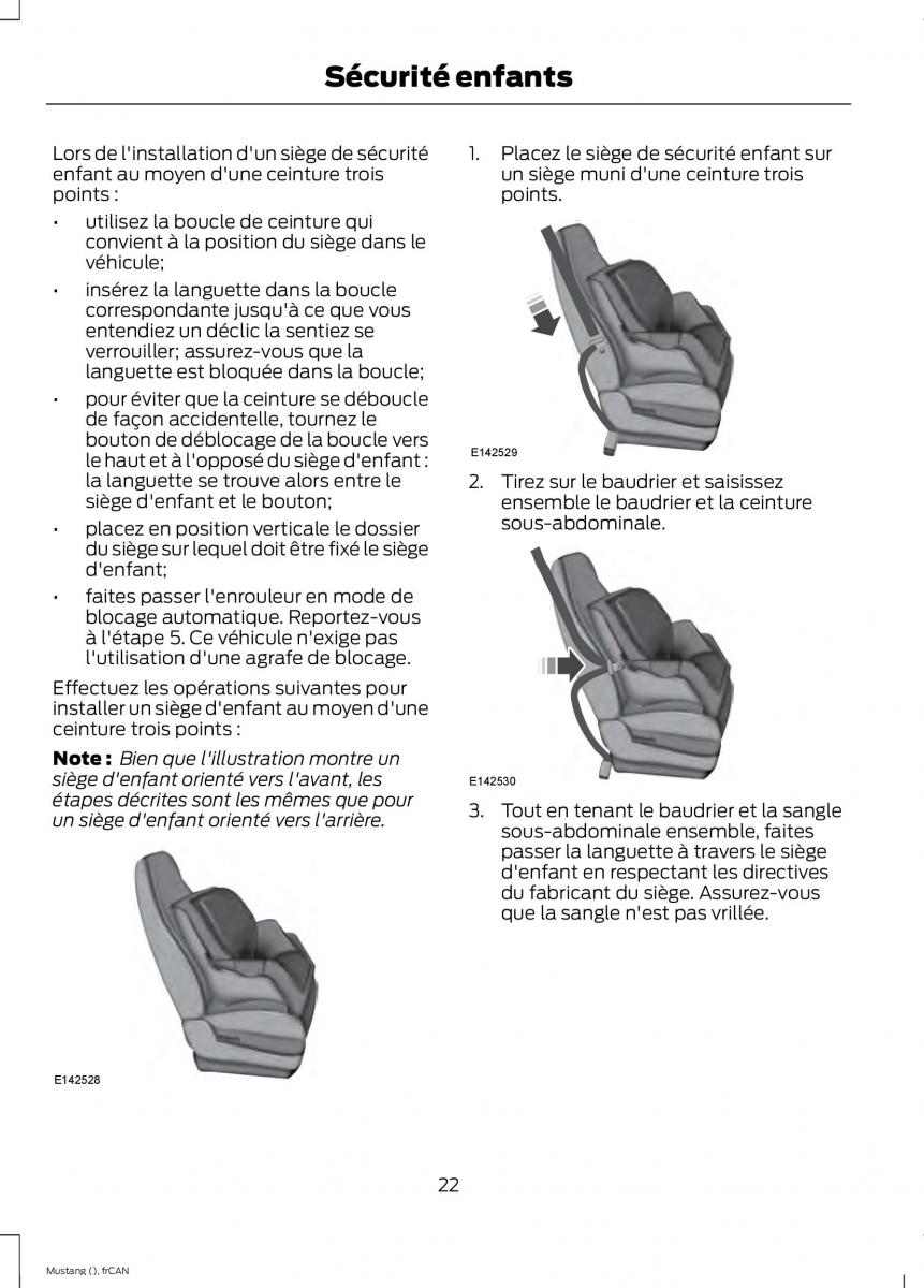 Ford Mustang VI 6 manuel du proprietaire / page 25