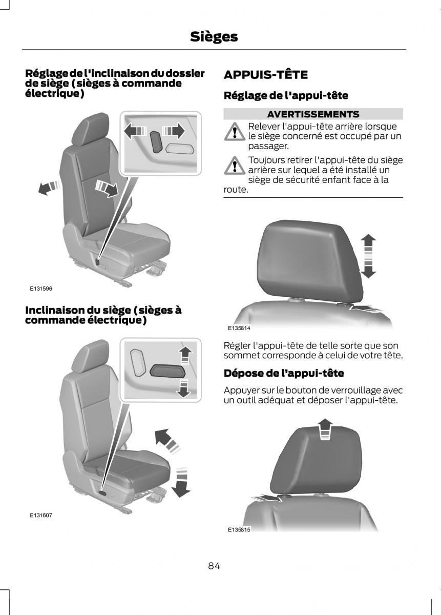 Ford Ranger III 3 manuel du proprietaire / page 86