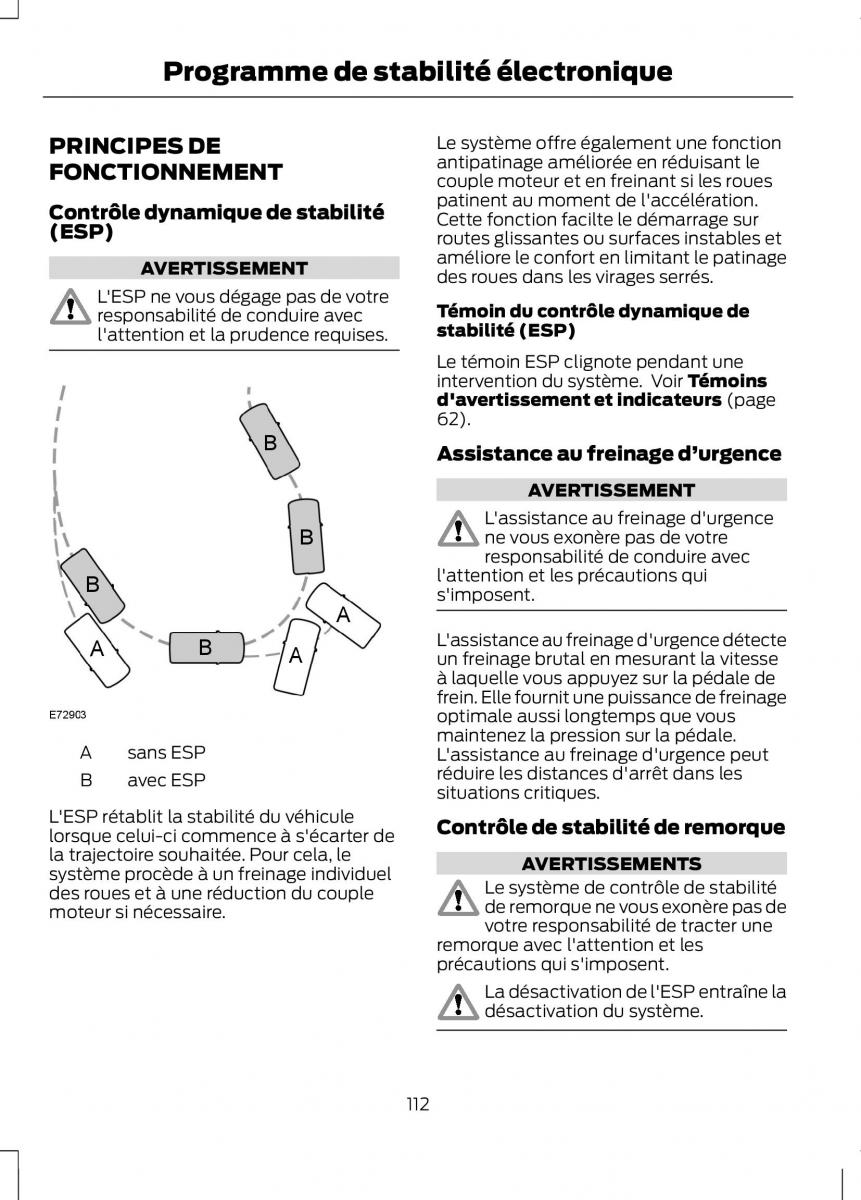 Ford Ranger III 3 manuel du proprietaire / page 114