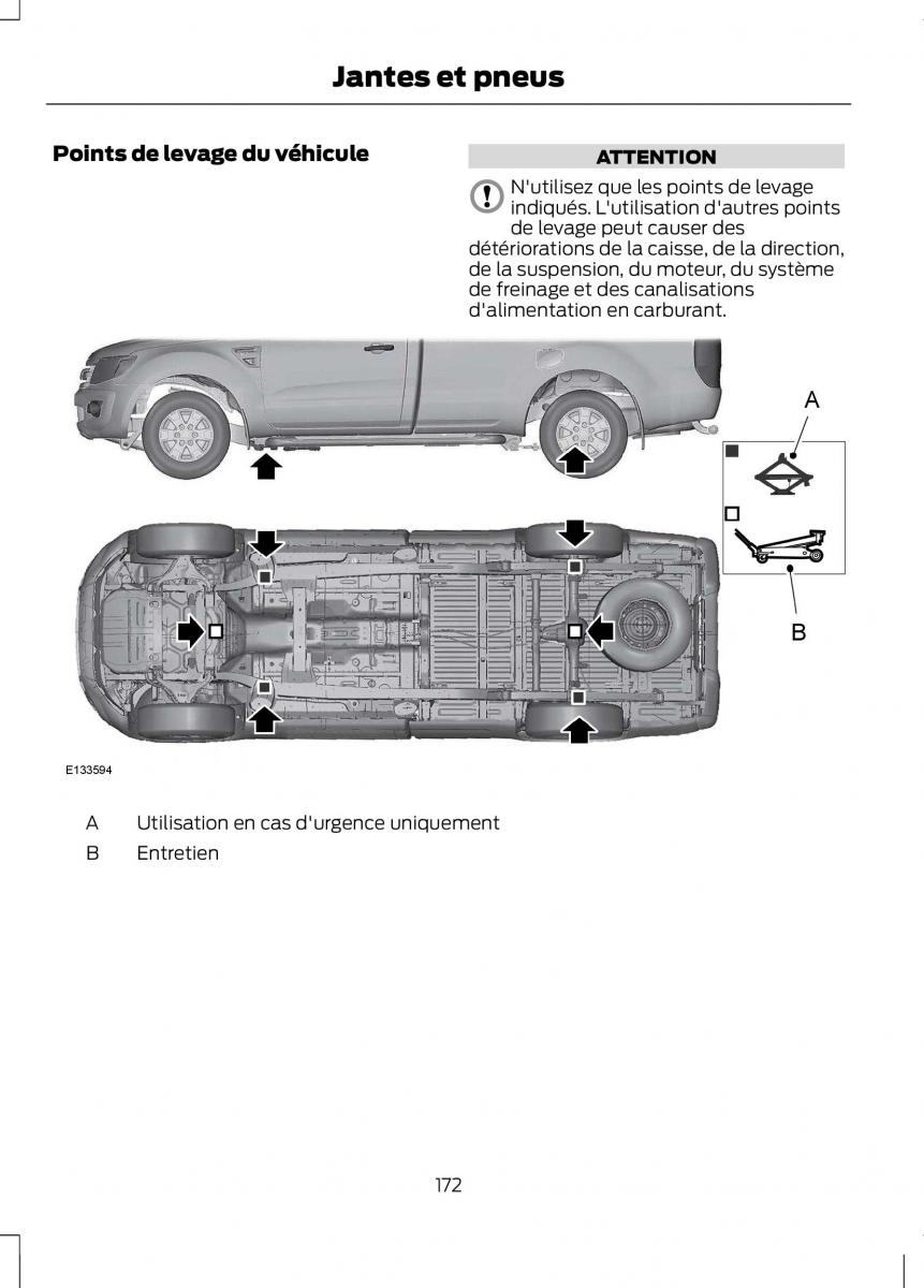 Ford Ranger III 3 manuel du proprietaire / page 174