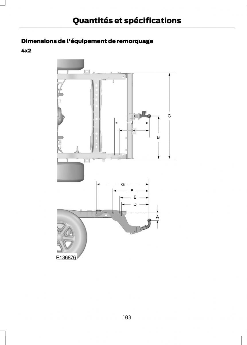 Ford Ranger III 3 manuel du proprietaire / page 185