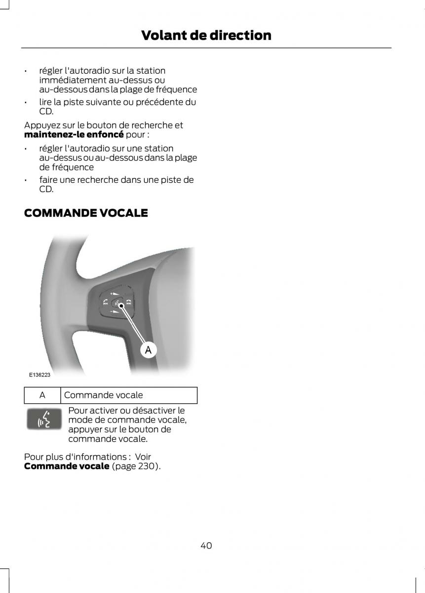 Ford Ranger III 3 manuel du proprietaire / page 42