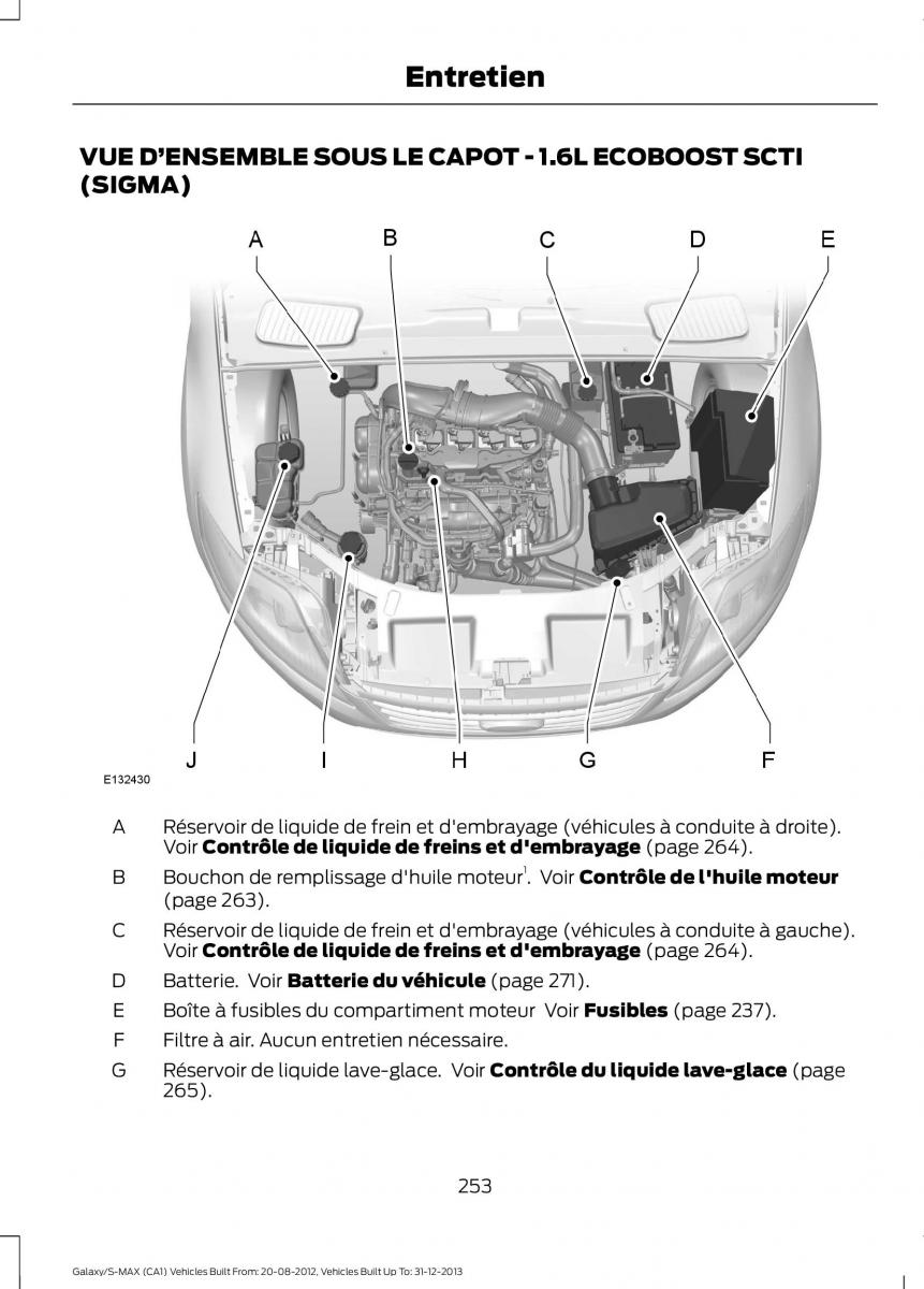 Ford S Max I 1 manuel du proprietaire / page 255