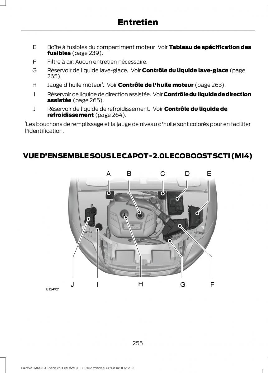 Ford S Max I 1 manuel du proprietaire / page 257