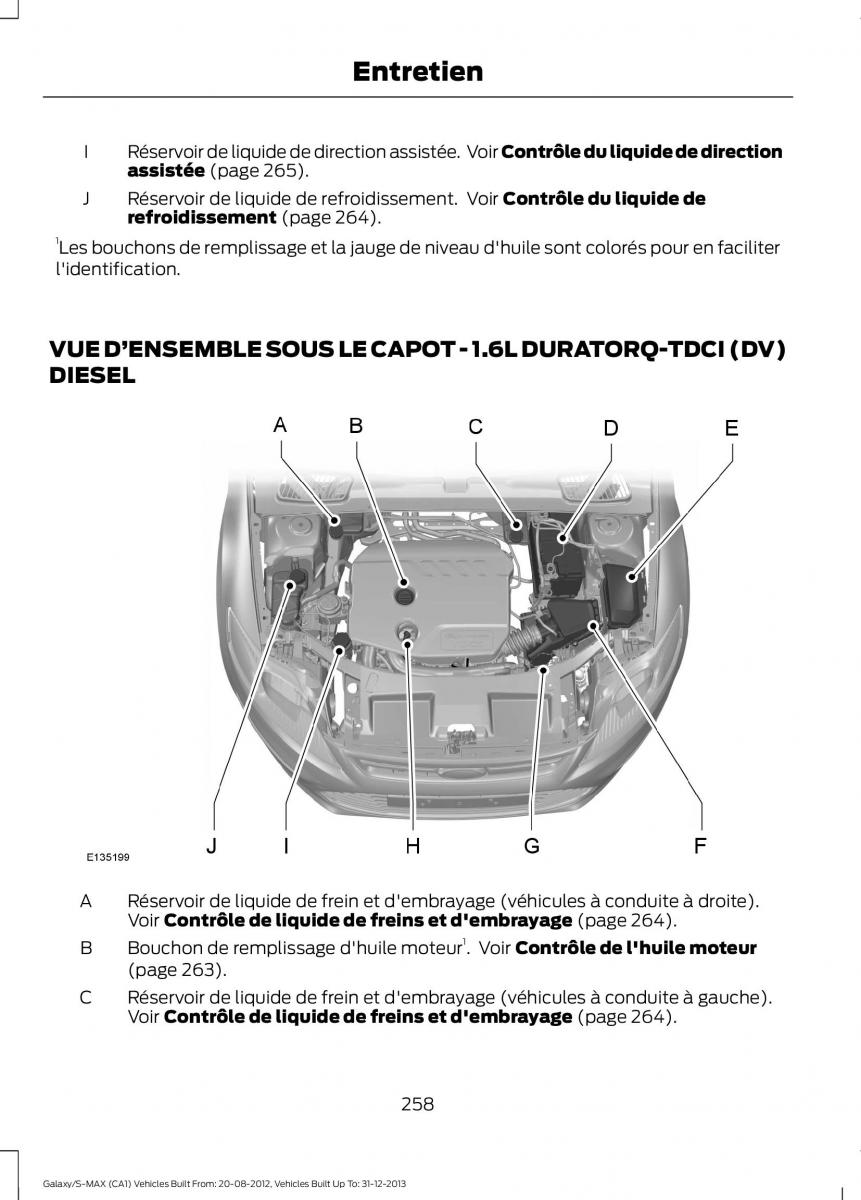 Ford S Max I 1 manuel du proprietaire / page 260