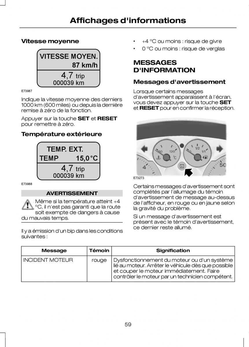 Ford Transit VII 7 manuel du proprietaire / page 61