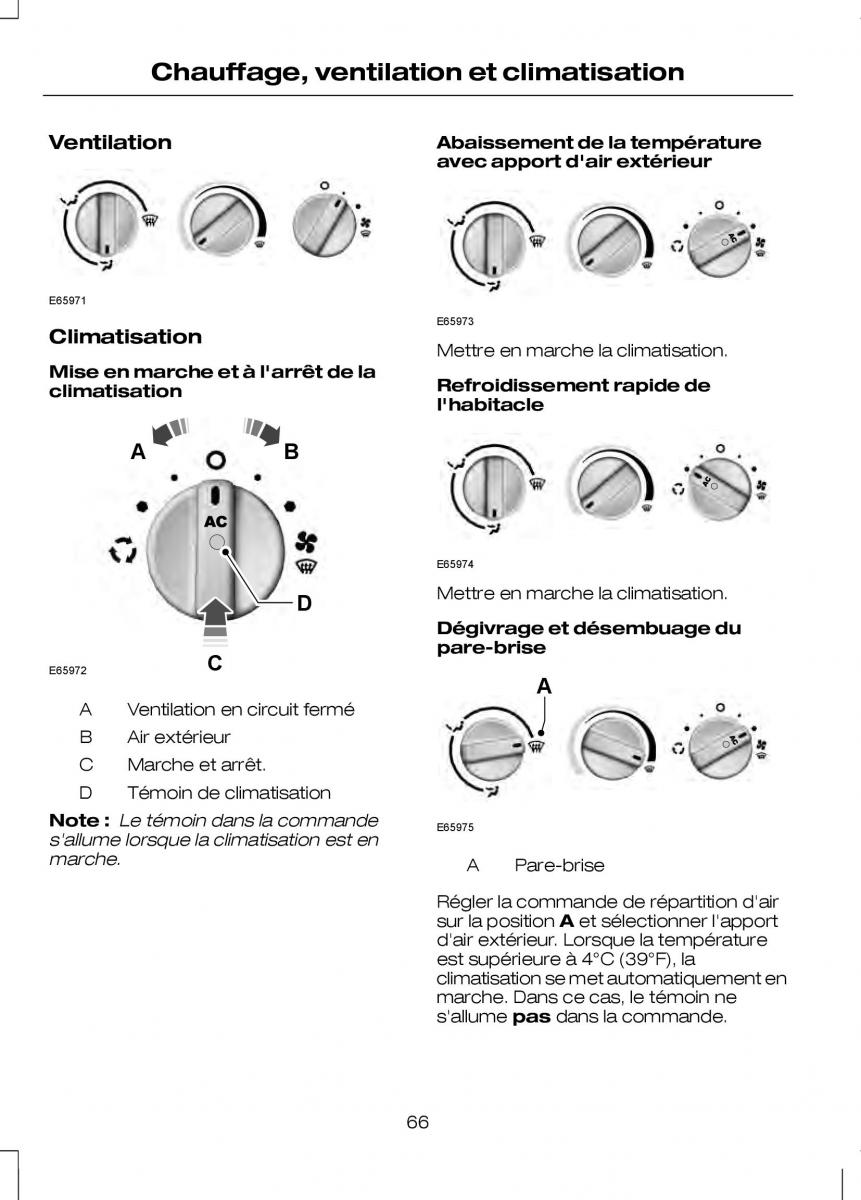 Ford Transit VII 7 manuel du proprietaire / page 68