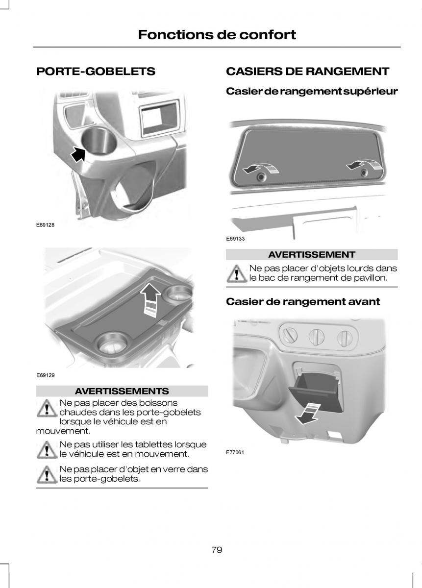 Ford Transit VII 7 manuel du proprietaire / page 81