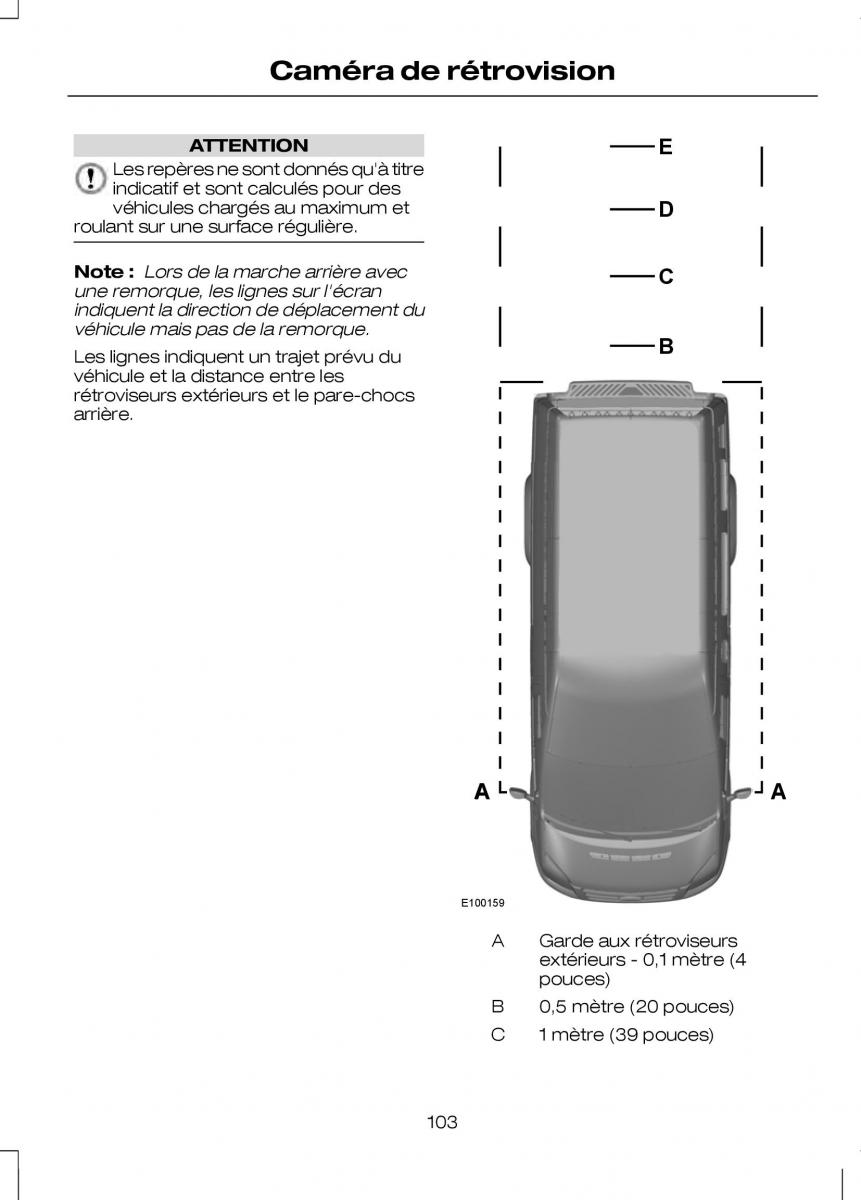 Ford Transit VII 7 manuel du proprietaire / page 105