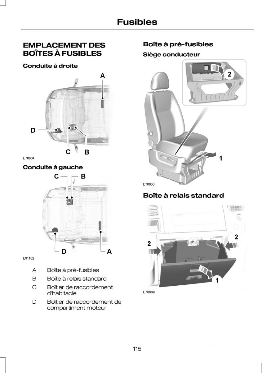 Ford Transit VII 7 manuel du proprietaire / page 117