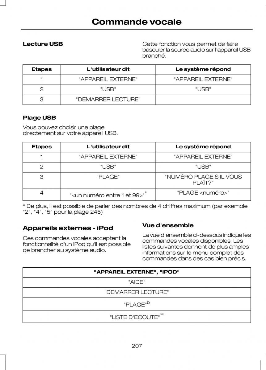 Ford Transit VII 7 manuel du proprietaire / page 209