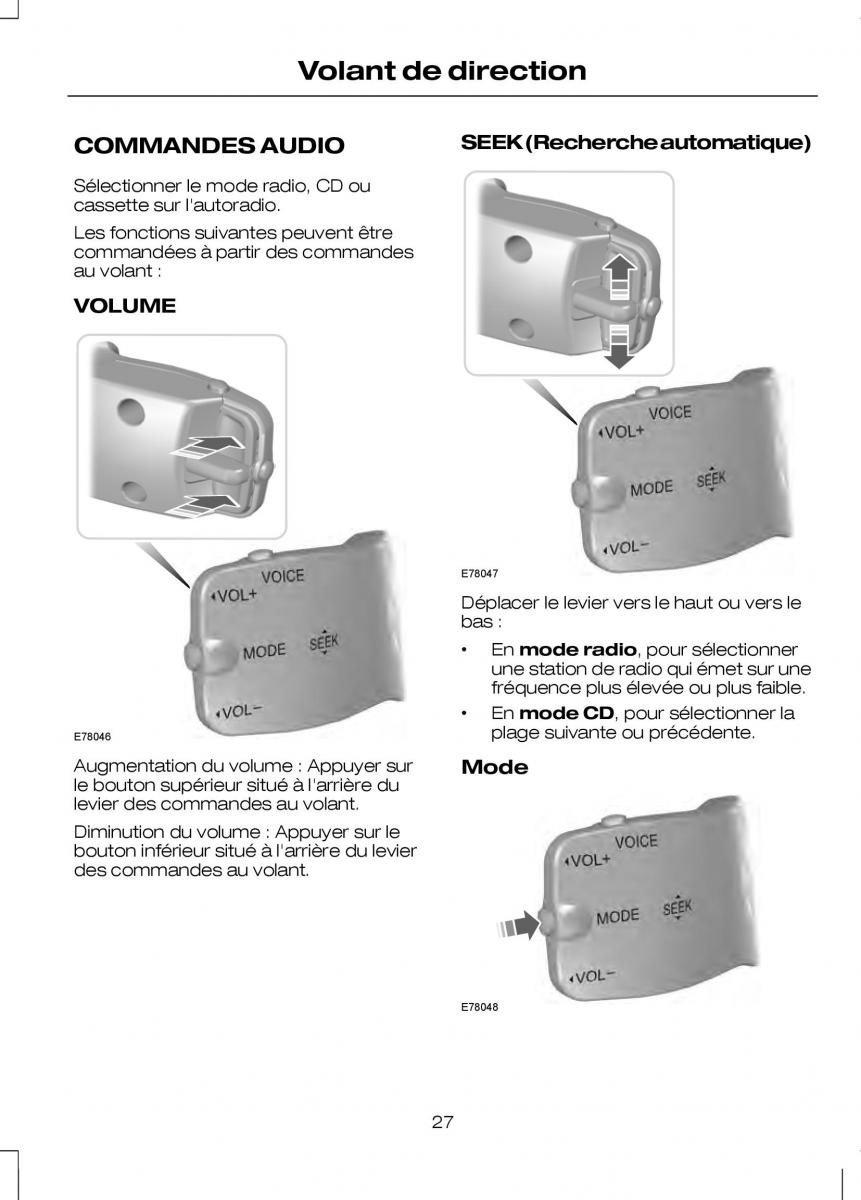 Ford Transit VII 7 manuel du proprietaire / page 29