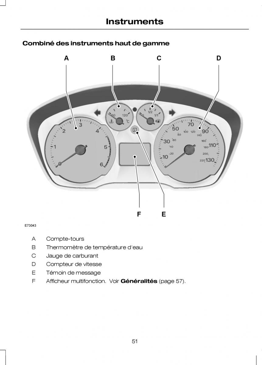 Ford Transit VII 7 manuel du proprietaire / page 53