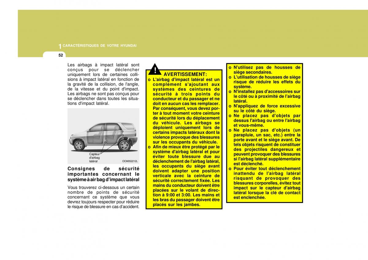 Hyundai Santa Fe II 2 manuel du proprietaire / page 68