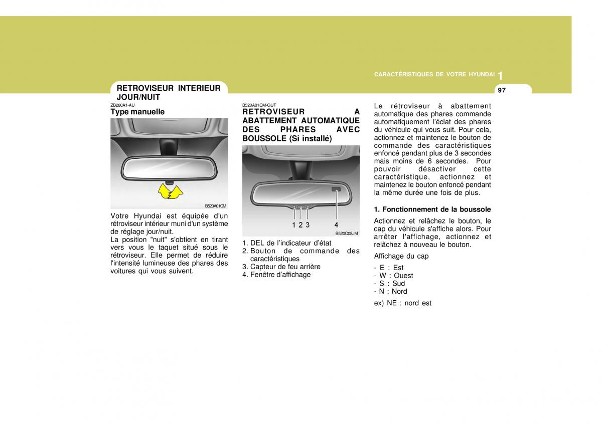 Hyundai Santa Fe II 2 manuel du proprietaire / page 113