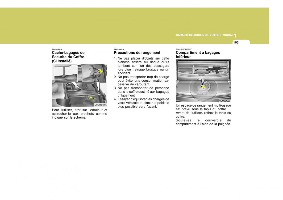 Hyundai Santa Fe II 2 manuel du proprietaire / page 119