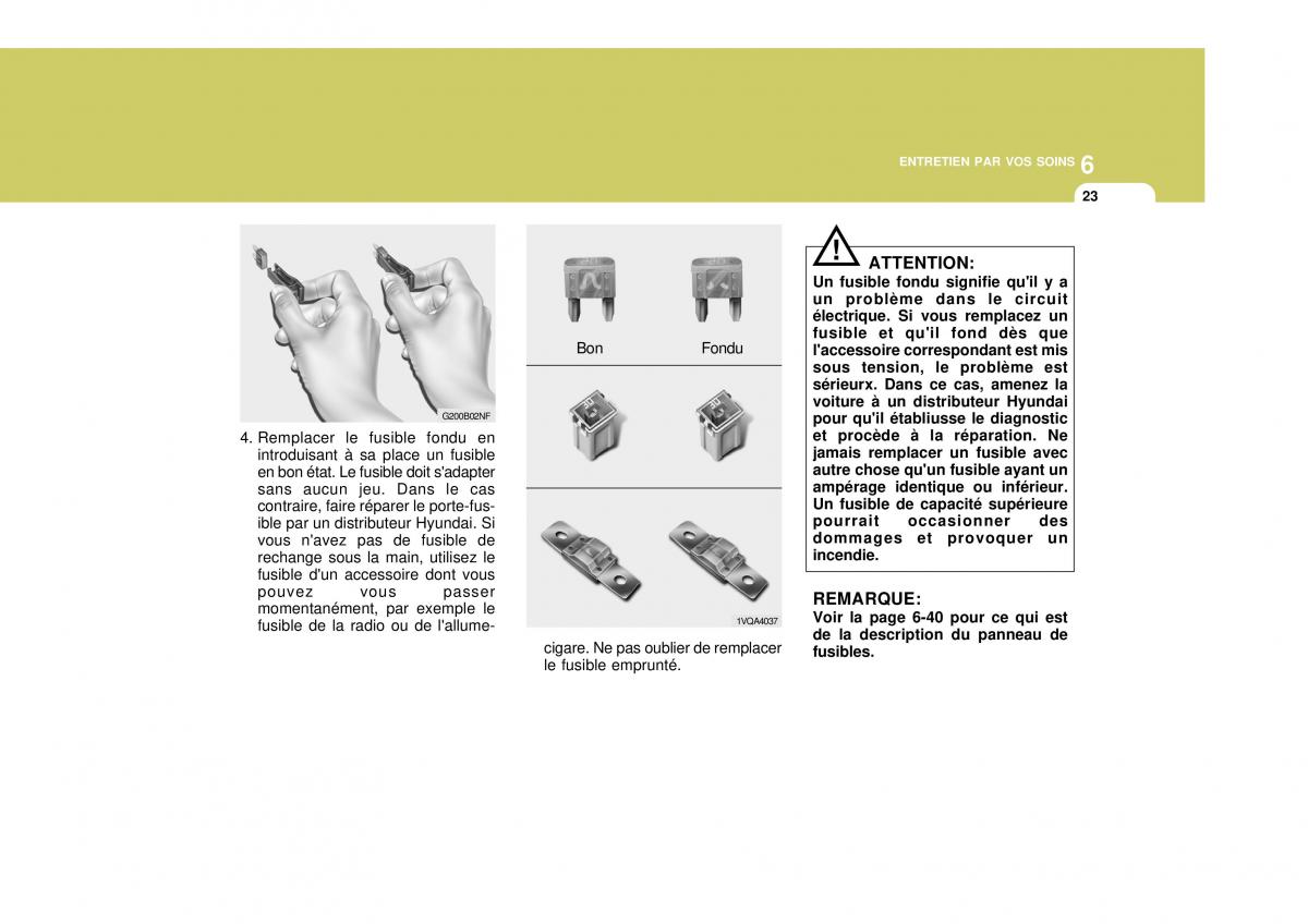 Hyundai Santa Fe II 2 manuel du proprietaire / page 256