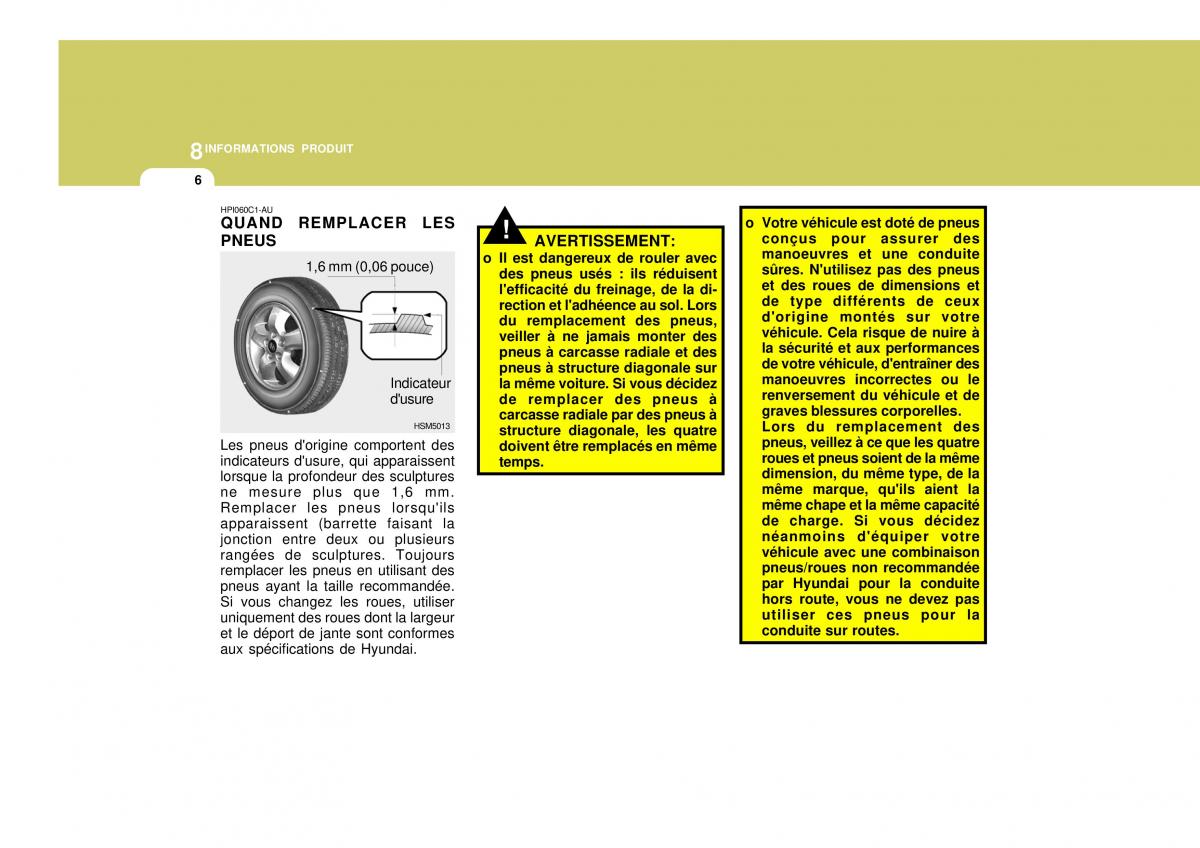 Hyundai Santa Fe II 2 manuel du proprietaire / page 287