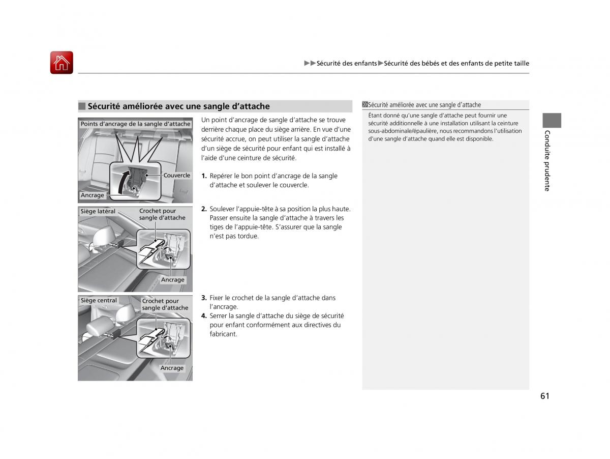 Honda Accord IX 9 manuel du proprietaire / page 62