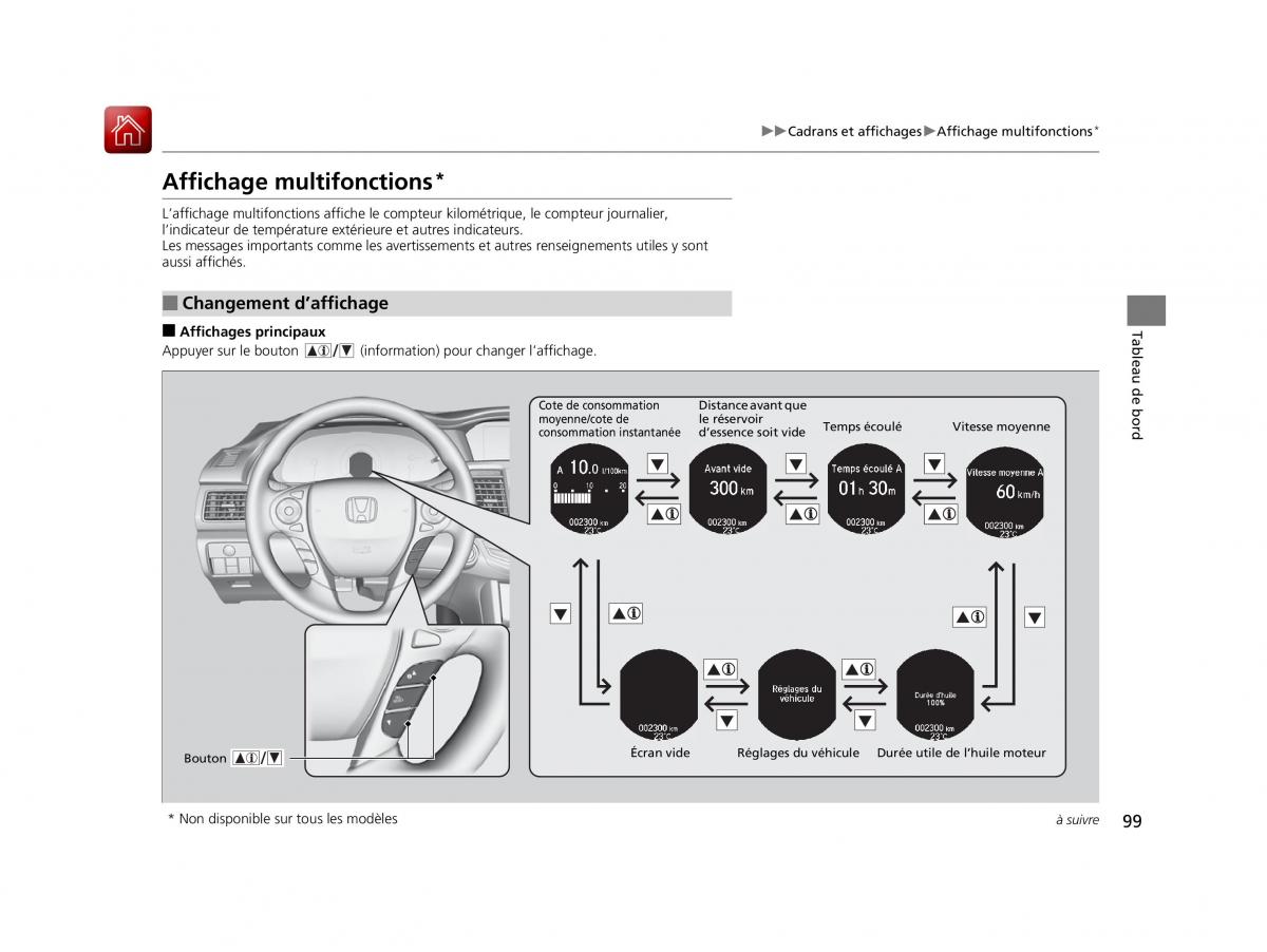 Honda Accord IX 9 manuel du proprietaire / page 100