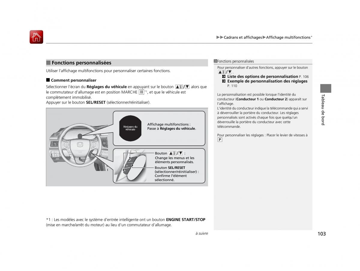 Honda Accord IX 9 manuel du proprietaire / page 104