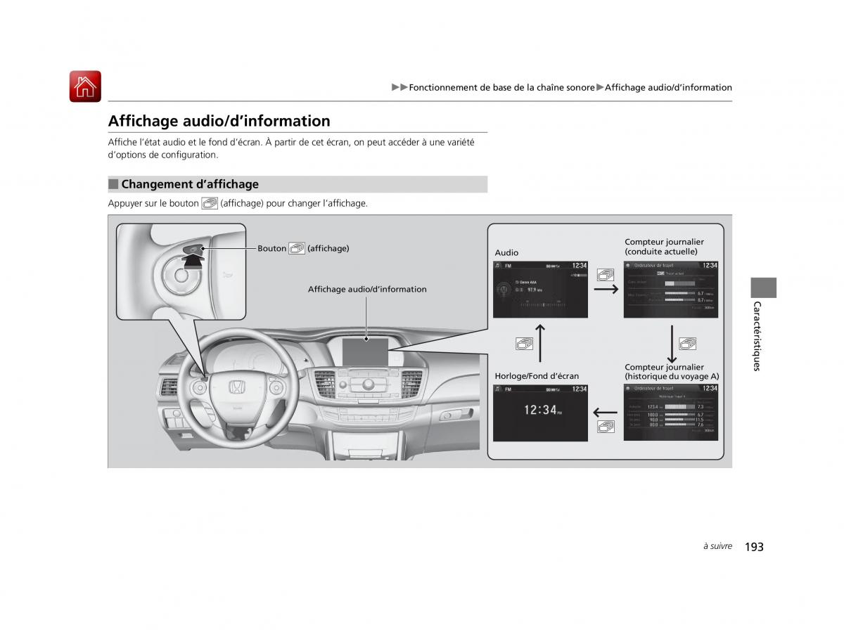 Honda Accord IX 9 manuel du proprietaire / page 194