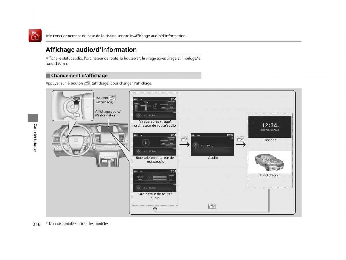 Honda Accord IX 9 manuel du proprietaire / page 217